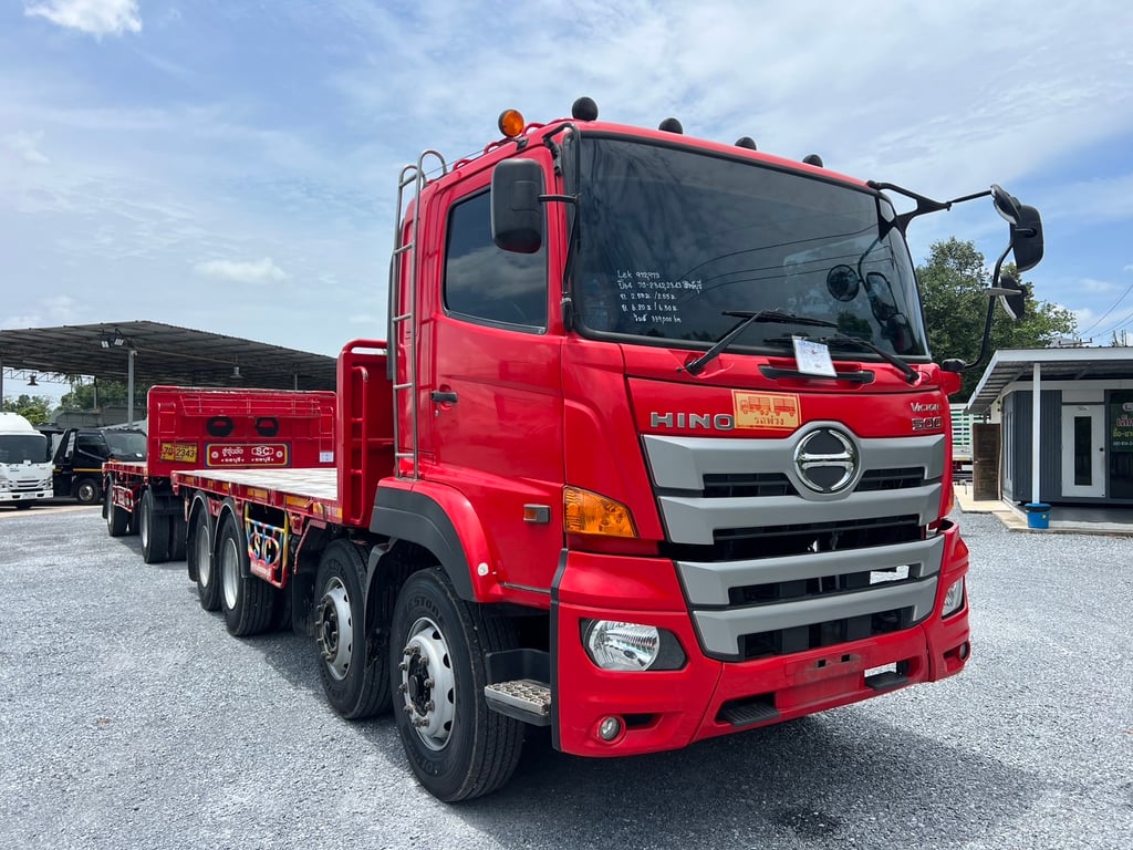 HINO FM 380แรงม้า รถบรรทุก 12ล้อ พ่วงแม่ลูก ปี2021 เลขไมล์ 330,000 กม. HINO FM 380แรงม้า รถบรรทุก 12ล้อ พ่วงแม่ลูก ปี2021 เลขไมล์ 330,000 กม.