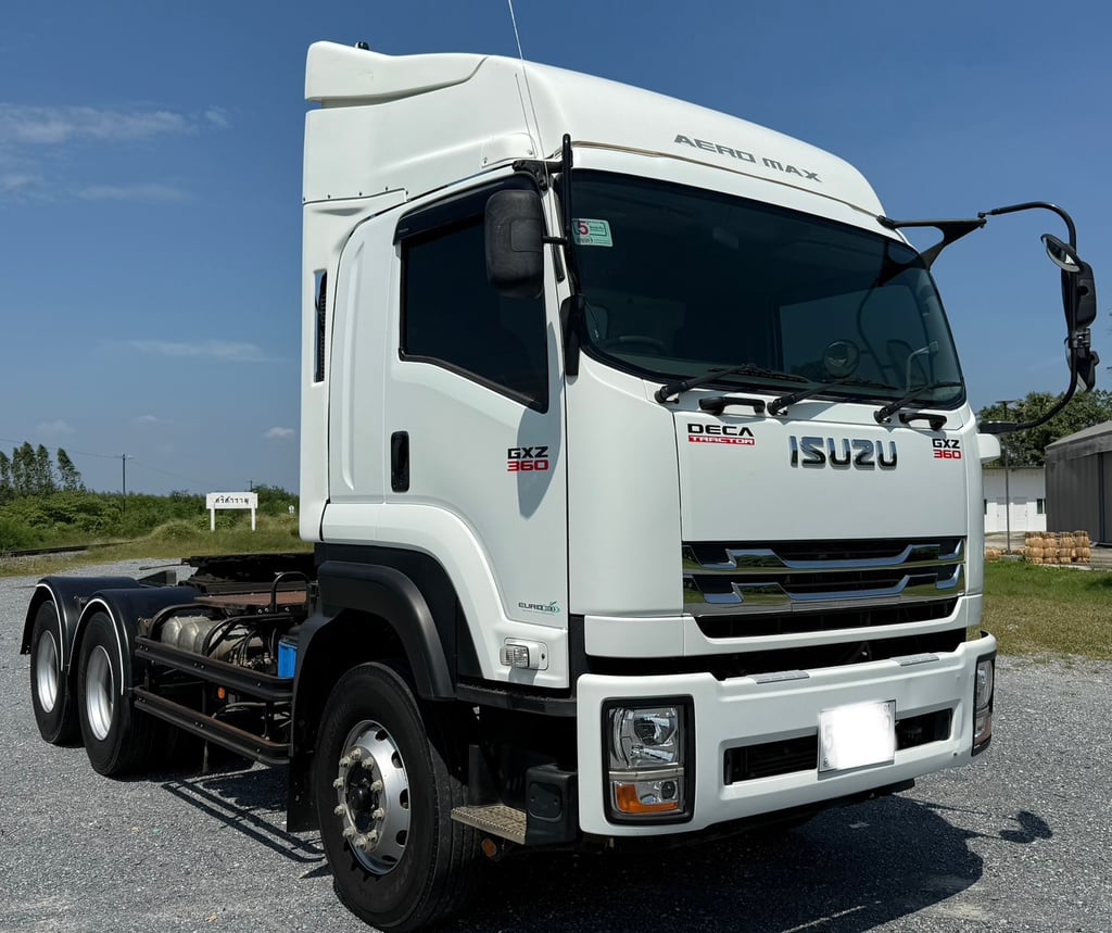 ISUZU GXZ 360แรงม้า หัวลาก 10ล้อ หัวลาก ปี 66 ISUZU GXZ 360แรงม้า หัวลาก 10ล้อ หัวลาก ปี 66