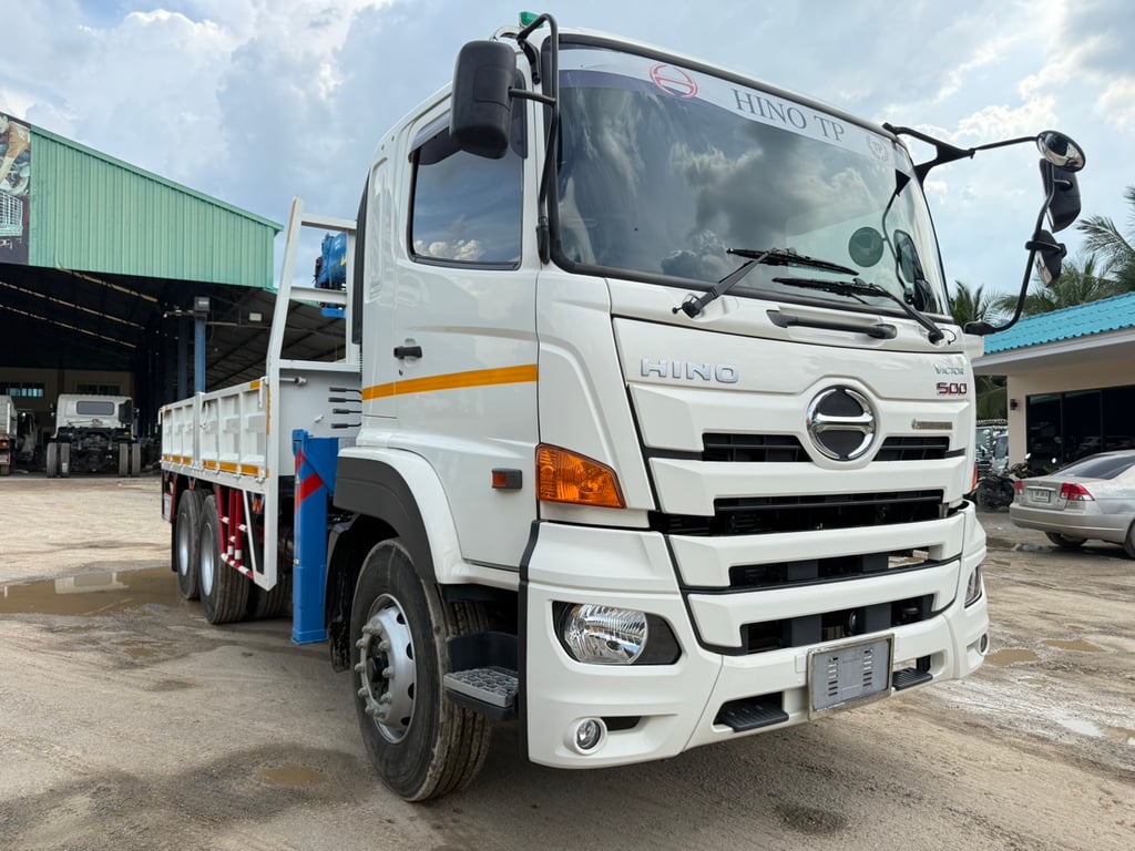 🔥HINO FM1A 344 แรงม้า ปี 66 ติดเครน XCMG 6.5 ตัน (4 ปลอก 3 ชัก)🚚 🔥HINO FM1A 344 แรงม้า ปี 66 ติดเครน XCMG 6.5 ตัน (4 ปลอก 3 ชัก)🚚