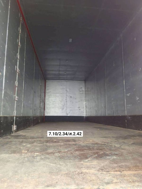 ลูกพ่วงตู้แห้ง 6 บาน ยาว 7.20 ม. ปี 53