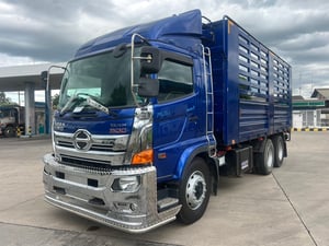  HINO Victor FL8J 260 HP ปี 64 เพลาเดียว 10 ล้อ คอกเหล็กสูง 