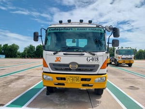 ขายรถ 10 ล้อ Hook lift 3 เพลา ยี่ห้อ Hino รุ่น FL1JNRA 245 แรง ปี 2550
