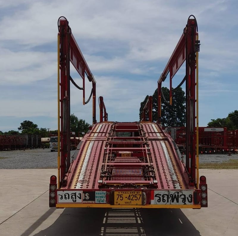 รถบรรทุกเฉพาะกิจ ขนรถยนต์ Hino FG8JPLA พร้อมหาง ปี 56 ขายตามสภาพ