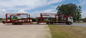 รถบรรทุกเฉพาะกิจ ขนรถยนต์ Hino FG8JPLA พร้อมหาง ปี 56 ขายตามสภาพ