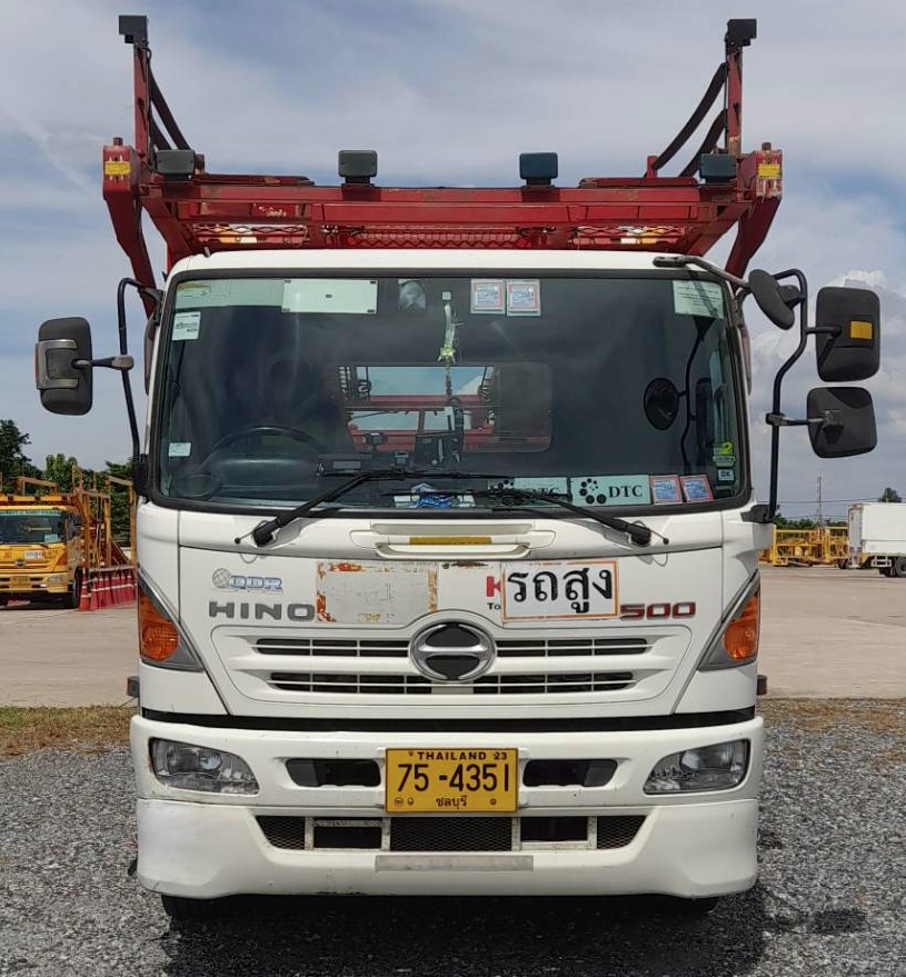 รถบรรทุกเฉพาะกิจ ขนรถยนต์ Hino FG8JPLA พร้อมหาง ปี 56 ขายตามสภาพ