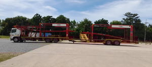 รถบรรทุกเฉพาะกิจ ขนรถยนต์ Hino FG8JPLA พร้อมหาง ปี 56 ขายตามสภาพ