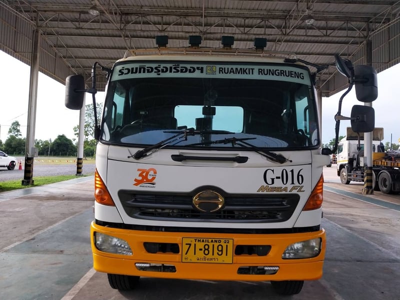 รถ Hino FL1JNRA 245 แรง ปี 49 ตัวยกถัง Hook lift พร้อมใช้งาน