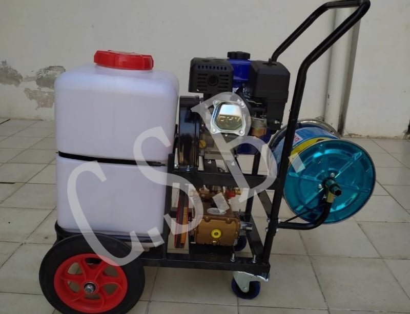 ปั๊มพ่นยาพร้อมถัง 60 L Belt Garden Sprayer AGRIO ปั๊มพ่นยาพร้อมถัง 60 L Belt Garden Sprayer AGRIO