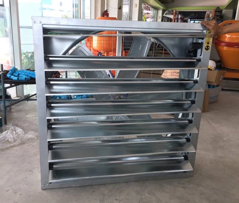 พัดลมฟาร์มบานเกล็ด 48 นิ้ว Killer ใบพัดกาวาไนซ์ Cooling Fan