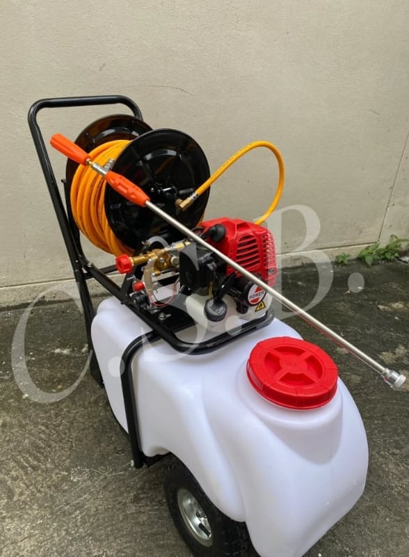 ปั๊มพ่นยาแบบรถเข็น ขนาด 50 L Belt Garden Sprayer ยี่ห้อ AGRIO