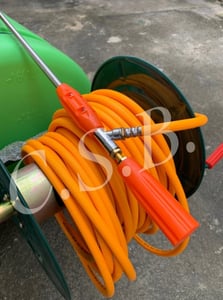 ปั๊มพ่นยาแบบรถเข็น ขนาด 160 L Belt garden Sprayer ยี่ห้อ AGRIO