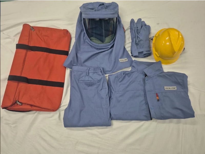 ชุดป้องกันอันตรายจากไฟอาร์ค ARC FLASH PROTECTIVE CLOTHING รุ่น 25 CAL ชุดป้องกันอันตรายจากไฟอาร์ค ARC FLASH PROTECTIVE CLOTHING รุ่น 25 CAL