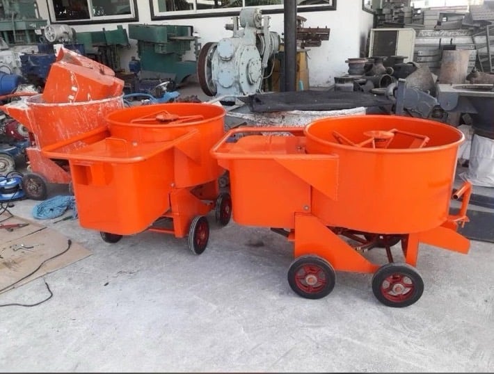 โม่ปูนฉาบ ขนาด 1 ถุง รวมมอเตอร์ Cement Mixer