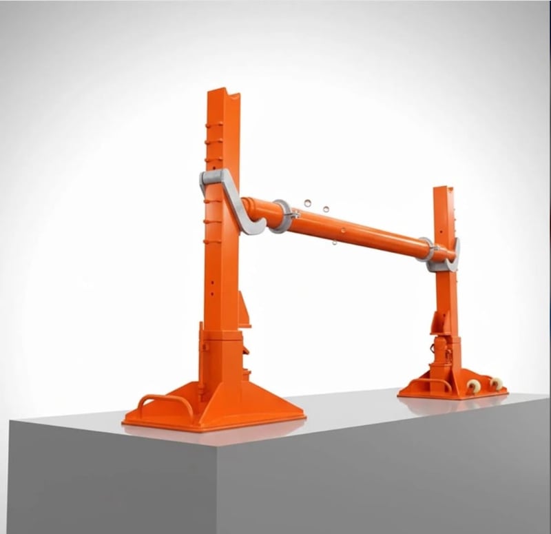 โรลปล่อยสายเคเบิล ADJUSTABLE HYDRAULIC CABLE DRUM STAND (รุ่นSBT-20) โรลปล่อยสายเคเบิล ADJUSTABLE HYDRAULIC CABLE DRUM STAND (รุ่นSBT-20)