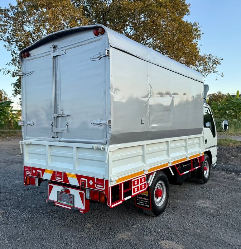 ISUZU NKR (รถห้างแท้) (การ์ตูน) เครื่อง 100 แรง เทอร์โบ (4 ล้อ-ไม่ติดเวลา) (กระบะเหล็ก+หลังคาทึบ) เครื่องดี คัสซีสวย แอร์เย็น ☎️ 086-337-7933 ก้าว