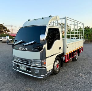 ISUZU NKR 120 แรง ปี 2553 (4 ล้อ-ไม่ติดเวลา) (กระบะ+คอก) เครื่องดี คัสซีสวย แอร์เย็น รถสวย พร้อมใช้งานทันที