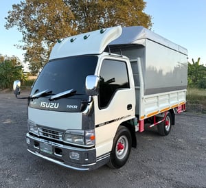 ISUZU NKR (รถห้างแท้) (การ์ตูน) เครื่อง 100 แรง เทอร์โบ (4 ล้อ-ไม่ติดเวลา) (กระบะเหล็ก+หลังคาทึบ) เครื่องดี คัสซีสวย แอร์เย็น ☎️ 086-337-7933 ก้าว