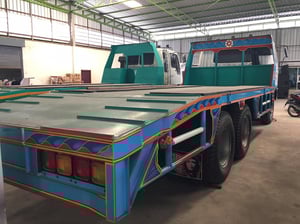 ขายรถเทรลเลอร์สวยๆ ราคาเบาๆ ขึ้นรถแบคโค200ได้สบาย