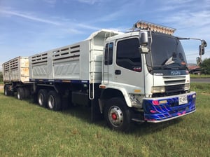 ขายรถพ่วงดั้มเดก้า270 ปี45 ราคา 1,150,000