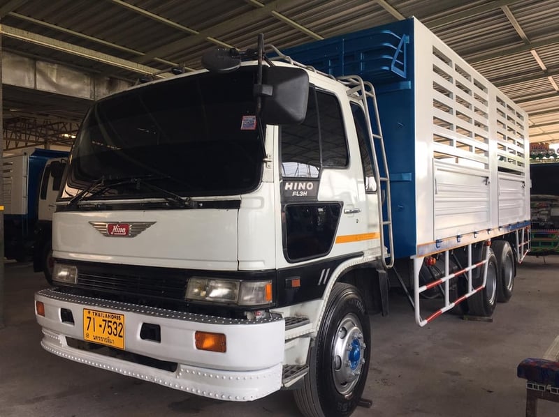 HINO FL3H 195แรง กระบะบรรทุก สภาพดีพร้อมใช้งาน ราคา 540,000
