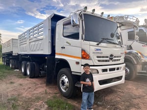 ฮีโน่344 ปี59 เบรกแห้ง ดั้มพ่วงแม่ลูกสภาพสวยๆพร้อมใช้งาน 1,350,000 