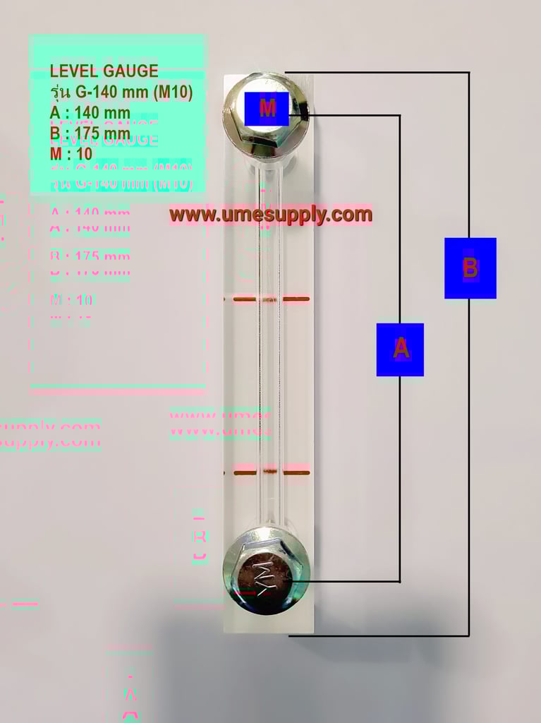 LEVEL GAUGE SCREW AIRCOMPRESSOR เกจวัดระดับน้ำมัน (063-1614747) LEVEL GAUGE SCREW AIRCOMPRESSOR เกจวัดระดับน้ำมัน (063-1614747)