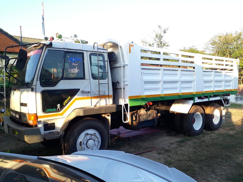 ขายรถบรรทุก Mitsubishi FN527M TD-2856 เฉินหลง ดั๊มสามมิตร เสื้อเกียร์ลาย เพลาบุ๋ม เบรคจิฟฟี่