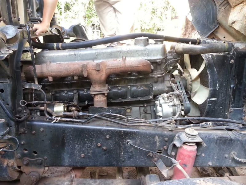 ขายรถบรรทุก Mitsubishi FN527M TD-2856 เฉินหลง ดั๊มสามมิตร เสื้อเกียร์ลาย เพลาบุ๋ม เบรคจิฟฟี่