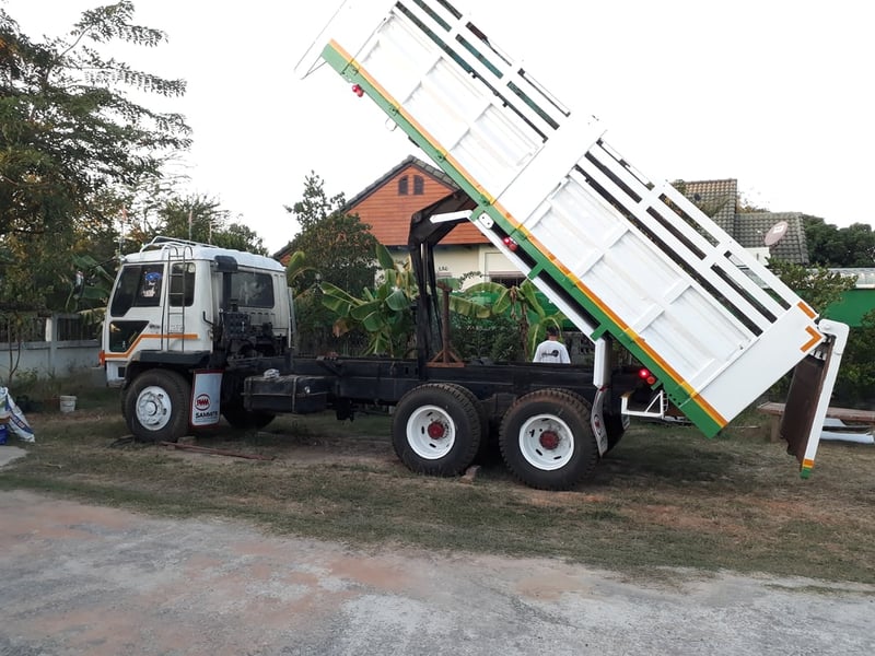 ขายรถบรรทุก Mitsubishi FN527M TD-2856 เฉินหลง ดั๊มสามมิตร เสื้อเกียร์ลาย เพลาบุ๋ม เบรคจิฟฟี่