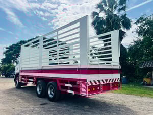 ISUZU FVM 240แรงม้า รถบรรทุก 10ล้อ กระบะคอกสูง ปี2019