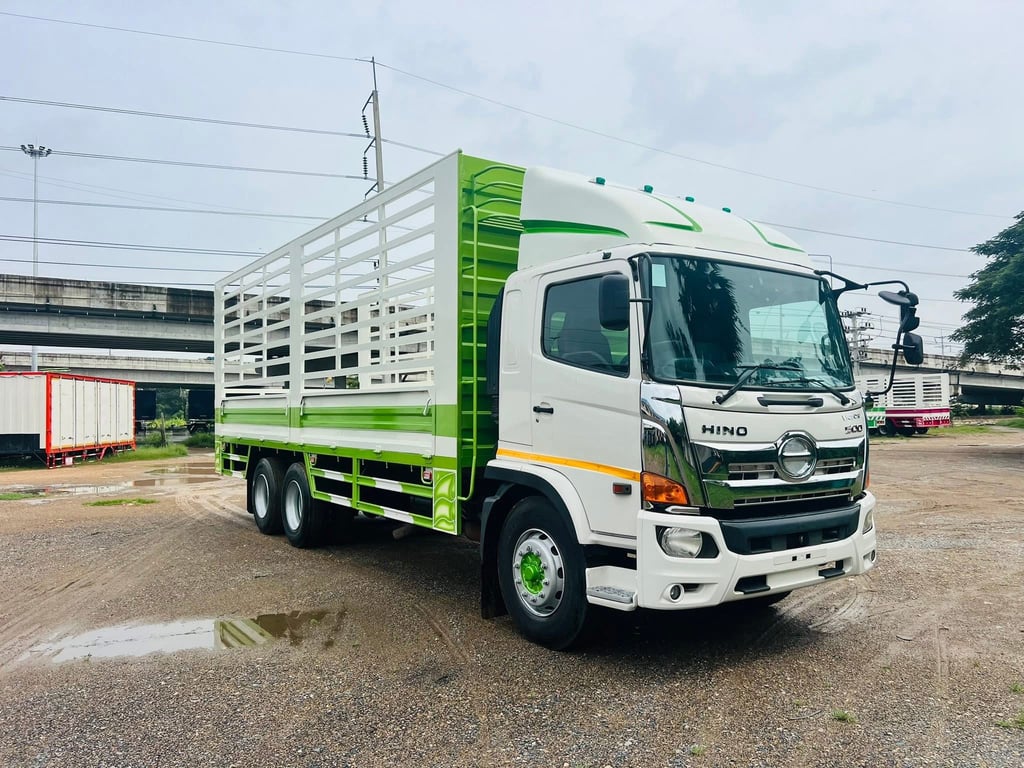 HINO FL 260แรงม้า รถบรรทุก 10ล้อ กระบะคอกสูง ปี2017 เลขไมล์ 400,000 กม.