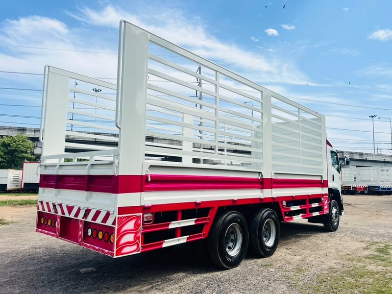 ISUZU FVM 240แรงม้า รถบรรทุก 10ล้อ กระบะคอกสูง ปี2019