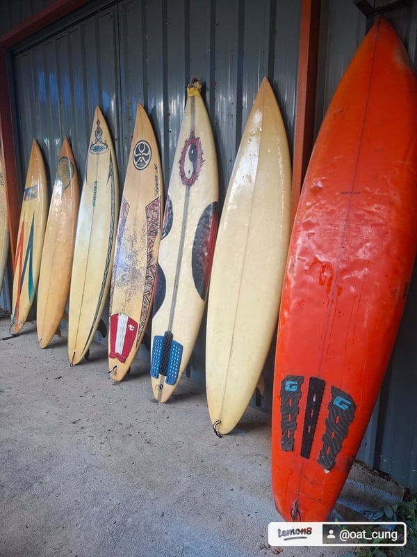 ขายกระดานโต้คลื่นวินเทจ ตกแต่ง