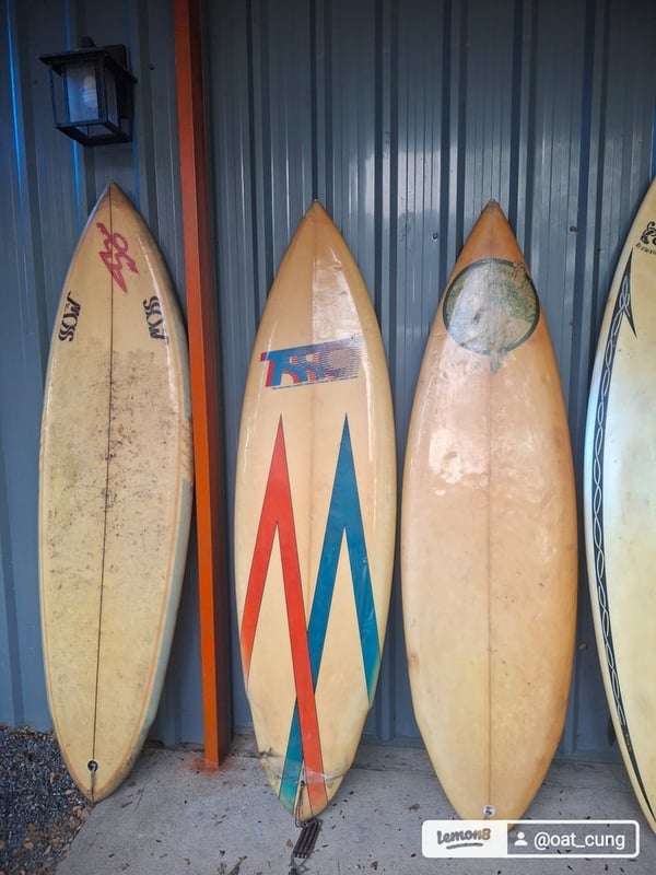 ขายกระดานโต้คลื่นวินเทจ ตกแต่ง