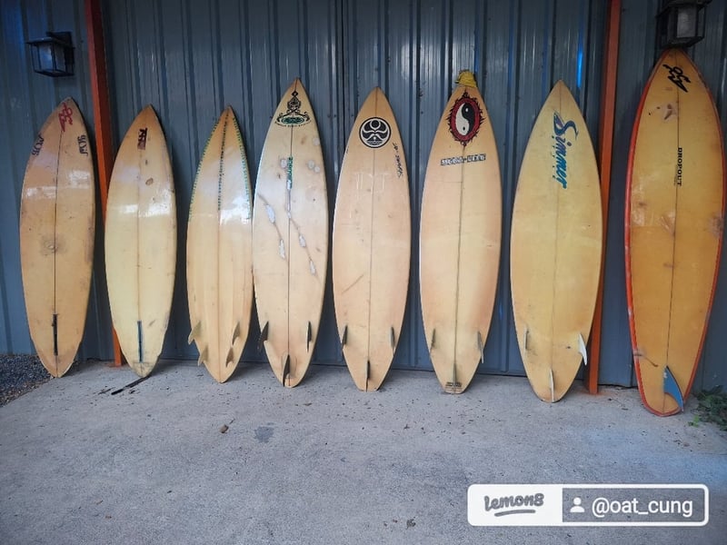 ขายกระดานโต้คลื่นวินเทจ ตกแต่ง