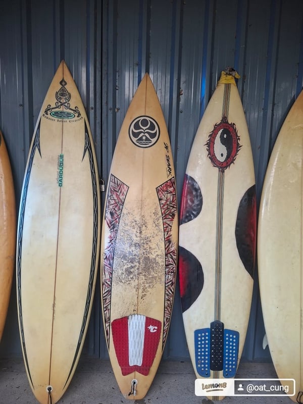 ขายกระดานโต้คลื่นวินเทจ ตกแต่ง