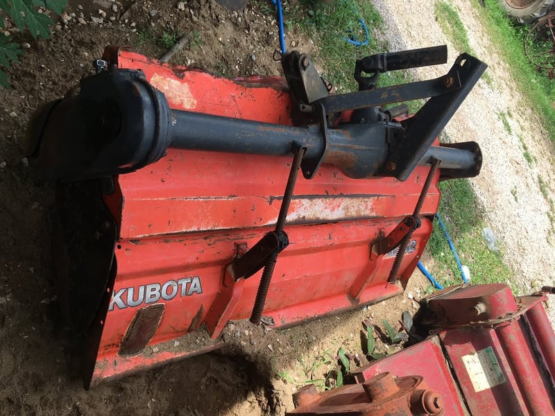 ขายโรตารี่ตีดินแข็งจอบหมุนKubota Kr162ผลิตญี่ปุ่นขายในศูนย์ไทยทนเหล็กแข็งพร้อมยอยใบดีสภาพสวยเดิมพร้อมใช้งาน