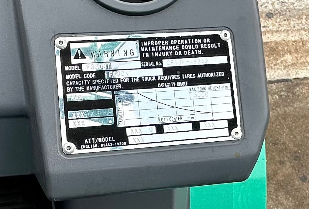 214 รถยกMitsubishi FG30F13C