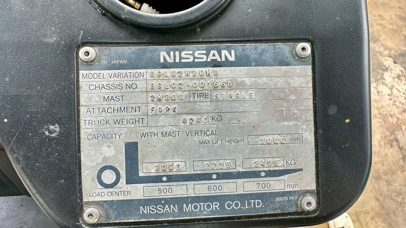 232 Nissan PL02A30WU