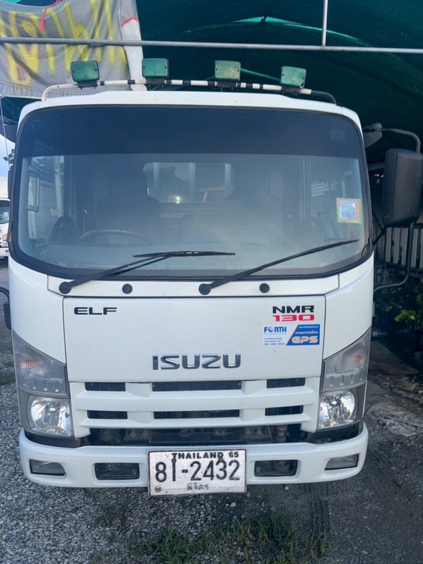 รถฝากขาย ISUZU NMR 130แรงม้า รถบรรทุก 6ล้อ กระบะเหล็ก ปี2008 เลขไมล์ 543,390 กม.