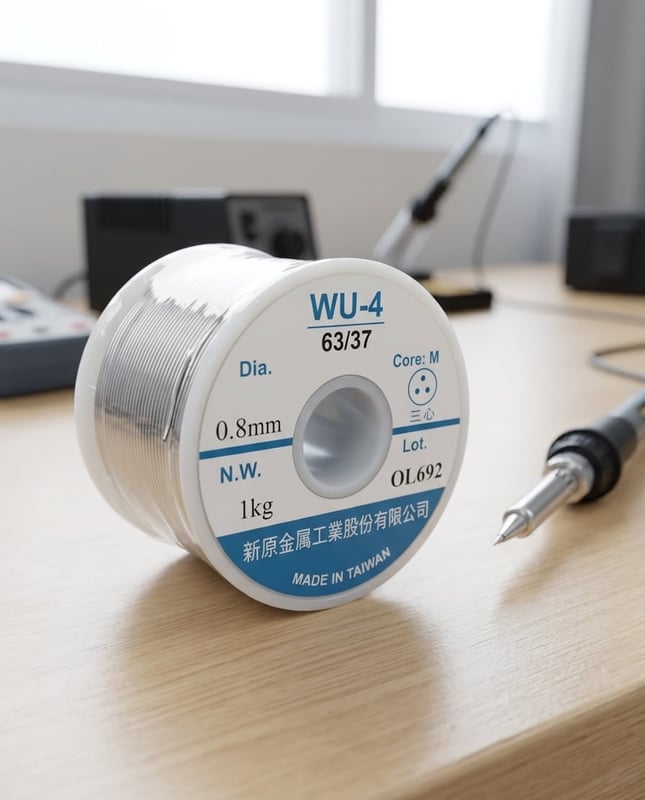 ขายตะกั่วบัดกรี Sparkle Solder (Taiwan) เกรดพรีเมียม 63-37 ขนาด 0.8mm (1kg) ของใหม่ สภาพดี ขายตะกั่วบัดกรี Sparkle Solder (Taiwan) เกรดพรีเมียม 63-37 ขนาด 0.8mm (1kg) ของใหม่ สภาพดี