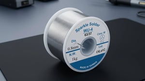 ขายตะกั่วบัดกรี Sparkle Solder (Taiwan) เกรดพรีเมียม 63-37 ขนาด 0.8mm (1kg) ของใหม่ สภาพดี ขายตะกั่วบัดกรี Sparkle Solder (Taiwan) เกรดพรีเมียม 63-37 ขนาด 0.8mm (1kg) ของใหม่ สภาพดี