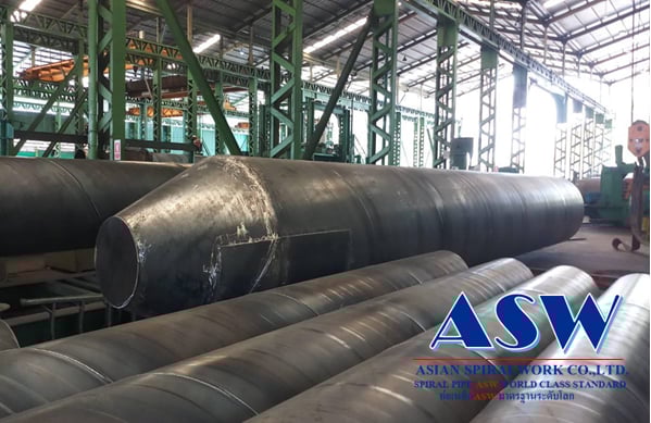 ท่อเหล็กสไปรัลasw spiral pipe ทุ่นเรือเหล็กลอยน้ำasw โป๊ะเรือเหล็กลอยน้ำasw ฟิตติ้งasw