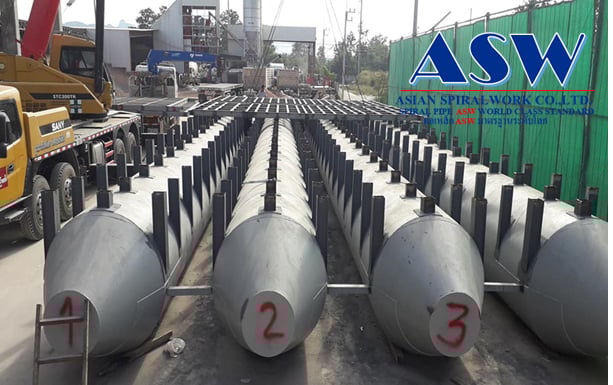 ท่อเหล็กสไปรัลasw spiral pipe ทุ่นเรือเหล็กลอยน้ำasw โป๊ะเรือเหล็กลอยน้ำasw ฟิตติ้งasw
