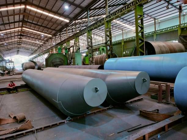 ท่อเหล็กสไปรัลasw spiral pipe ทุ่นเรือเหล็กลอยน้ำasw โป๊ะเรือเหล็กลอยน้ำasw ฟิตติ้งasw