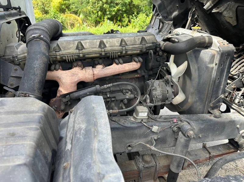 ราคา 489000บาทขายรถบรรทุก 6 ล้อ hino FG 1Jเครื่องJO8Cเทอร์โบ-212แรงม้ารถปี 48 กระบะยาว 7 เมตร 54 กว้าง 2 เมตร 50 สูง 2.70 เมตรเอกสารทะเบียนพร้อมสนใจ 091-146-4263 ด่วน