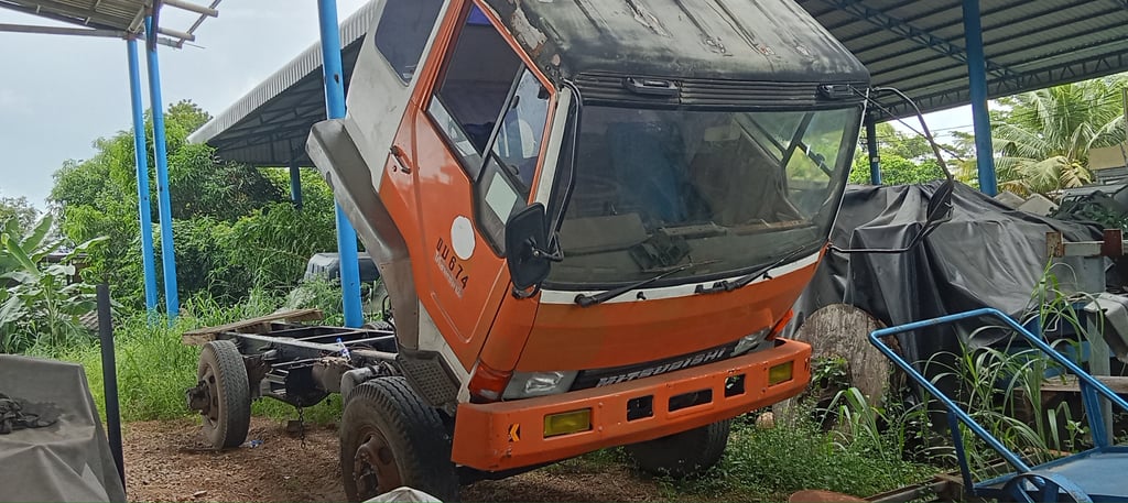 ราคา 139,000 บาทราคานี้ไม่มีแบตเตอรี่ให้ขายรถบรรทุก 6 ล้อ mitsubishi เครื่อง 6d 14 -165 แรงม้าคัสซีสวยกระบะเหล็กยาว 5 เมตร กว่าเอกสารทะเบียนพร้อมสนใจ 091 146 4263 เยี่ยม