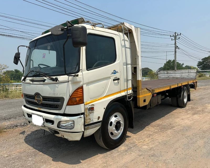 ราคา499000ขายรถบรรทุก 6 ล้อพื้นเรียบ hinoFG1Jเครื่องJO8C-212🐎โบอินเตอร์รถปี46รถเดิมๆใช้งานน้อยมาก กระบะพื้นเรียบยาว 7.20ม. ครัชซีสวยมากๆๆไมล์น้อยเอกสารเล่มทะเบียนครบสนใจ0911464263