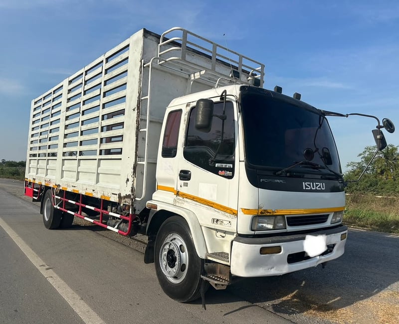 ราคา489000บาทขายรถบรรทุก 6 ล้อ isuzu deca FTR 33p2y เครื่อง 6JHH-1 200 แรงม้ารถปี 46 กระบะเหล็กยาว 7.20 เอกสารทะเบียนพร้อมยาง 900 ขอบ 20 สนใจ 091-146-4263 คุณเยี่ยม