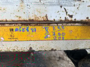 ราคา59000บาทขายกระบะเหล็กรถ6ล้ครัชซีกว้าง 87ซ.ม. กระบะยาว 7.35ม.กว้าง 2.50ม.สูง 2.05ม. สนใจติดต่คุณเยี่ยม0911464263